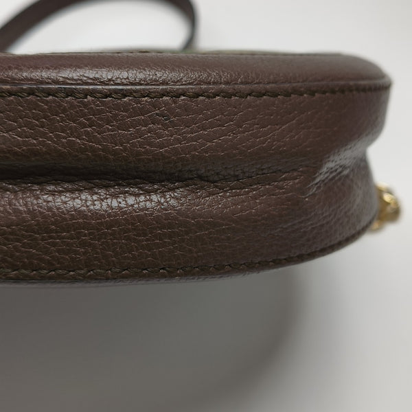 Ophidia Mini Monogram Coated Canvas Beige