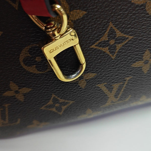NÉONOÉ MM Monogram Coated Canvas Brown