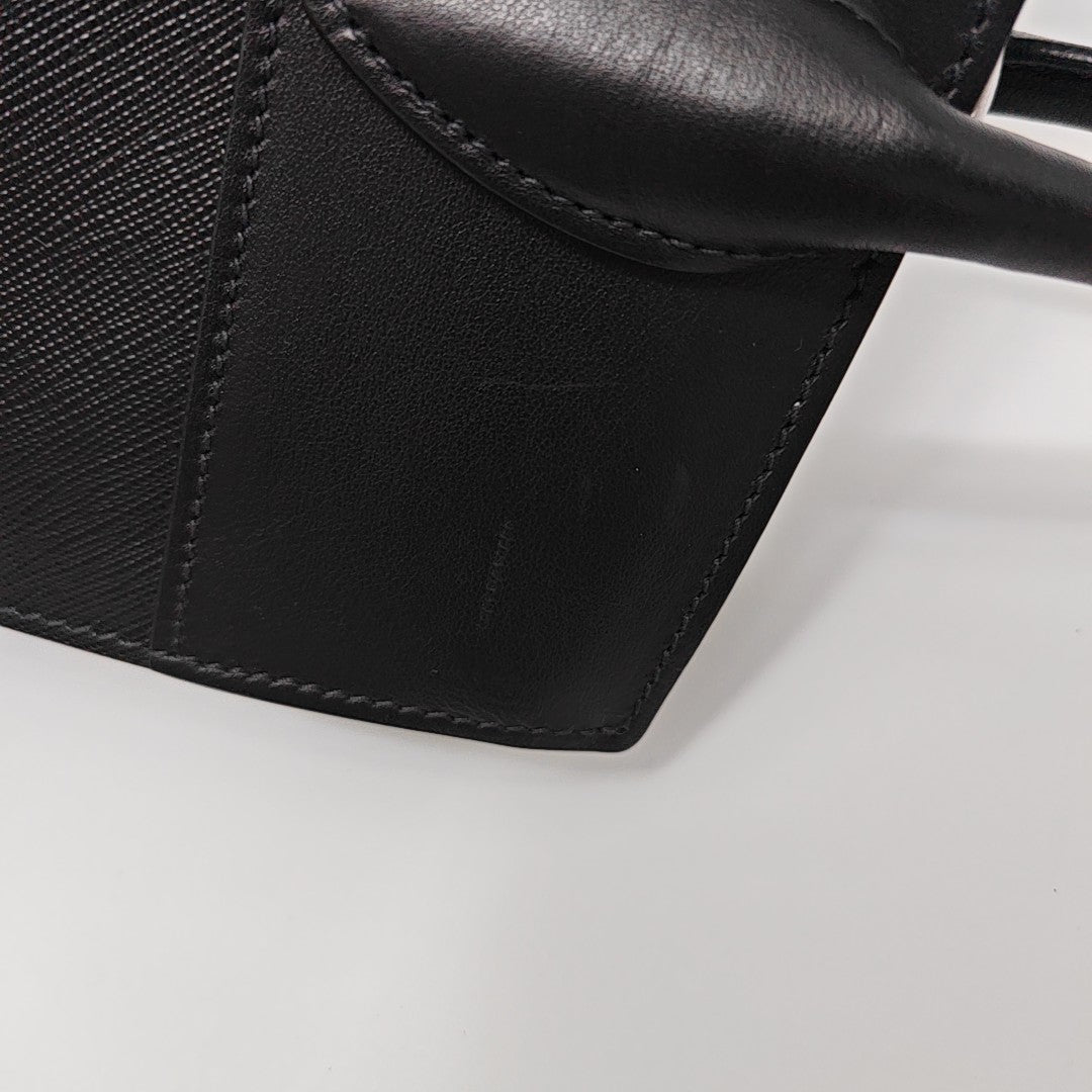 Esplanade Saffiano Calfskin Black