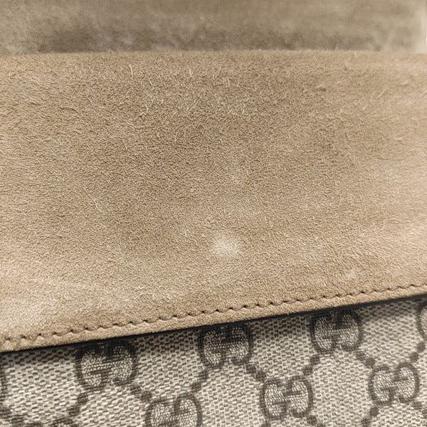 Dionysus Mini Monogram Coated Canvas Beige
