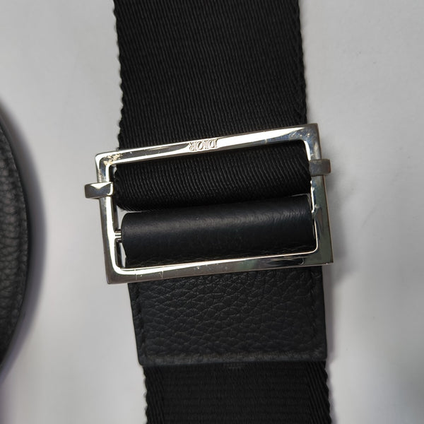 Saddle Small Calfskin Black