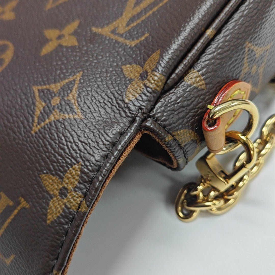 IVY Monogram Coated Canvas Brown