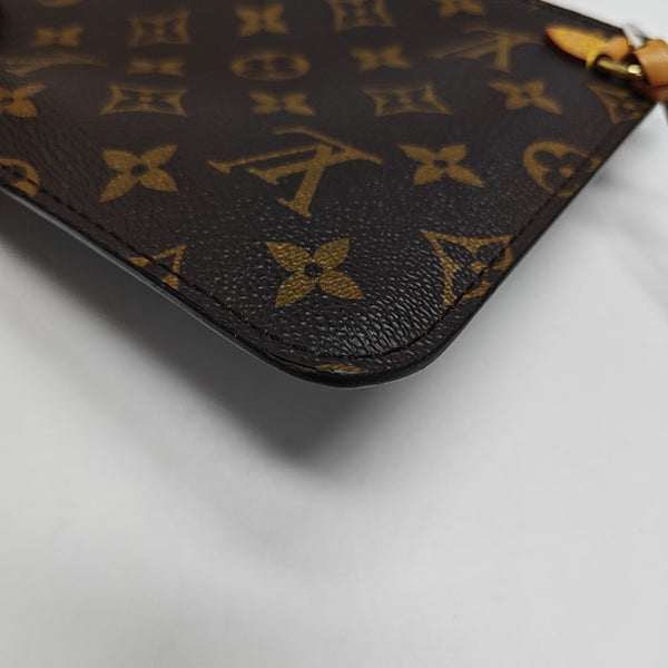 NEVERFULL PM Monogram Coated Canvas Brown