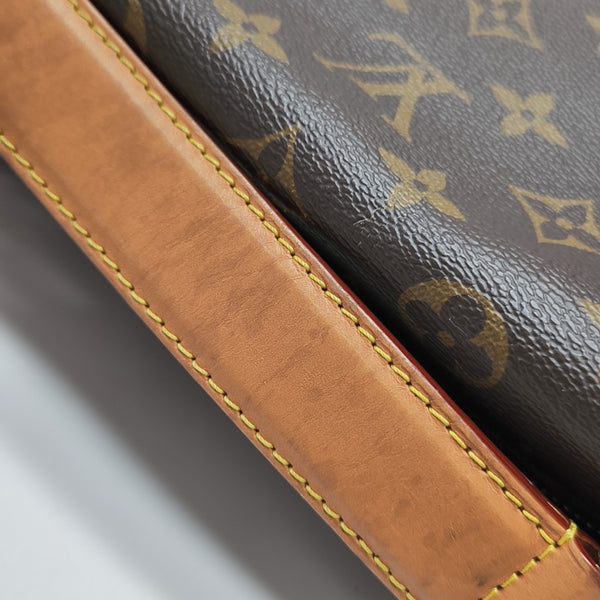 SIDE TRUNK MM Monogram Coated Canvas Brown
