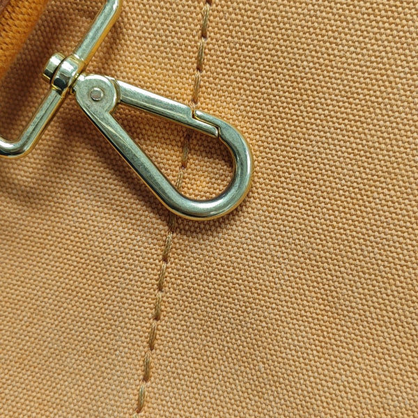 Denim Quilted Canvas Orange