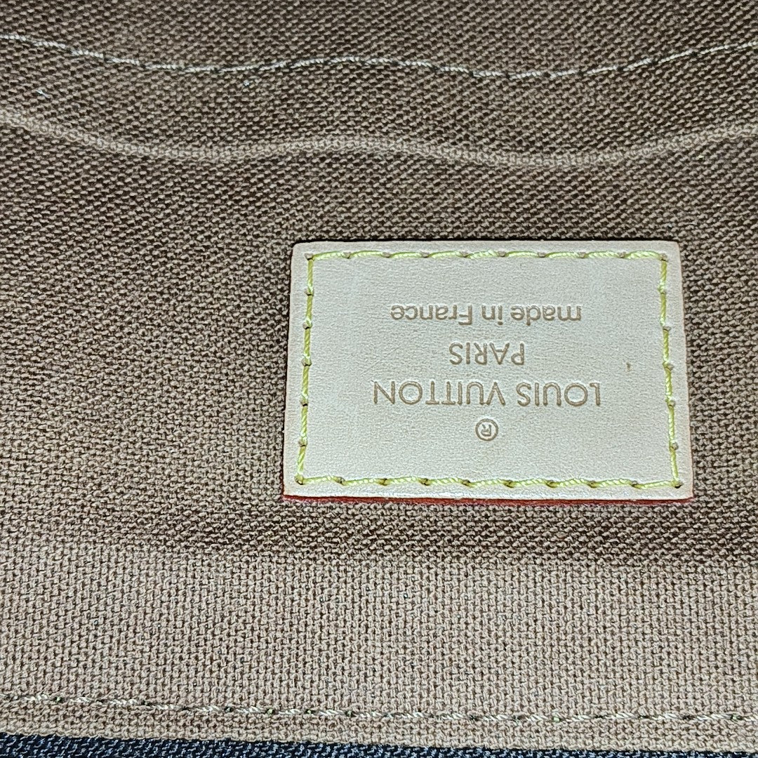 POPINCOURT Monogram Coated Canvas Brown
