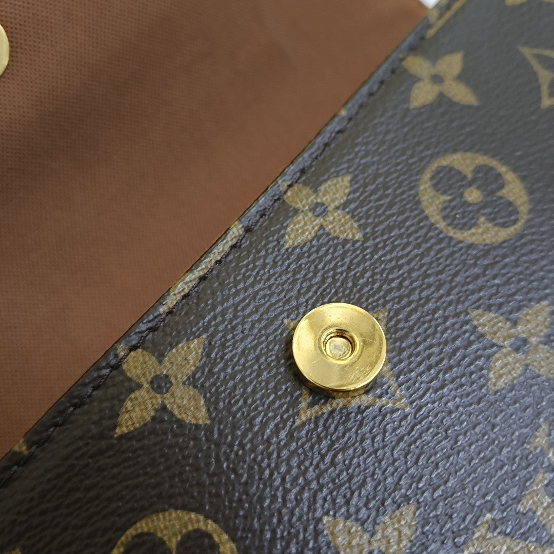 IVY Monogram Coated Canvas Brown