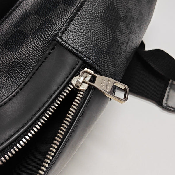 JOSH Damier Graphite Coated Canvas Gray