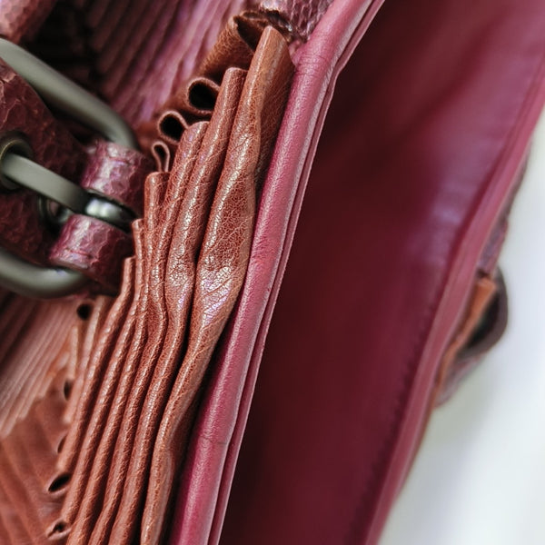 Calfskin Tote Bag Red