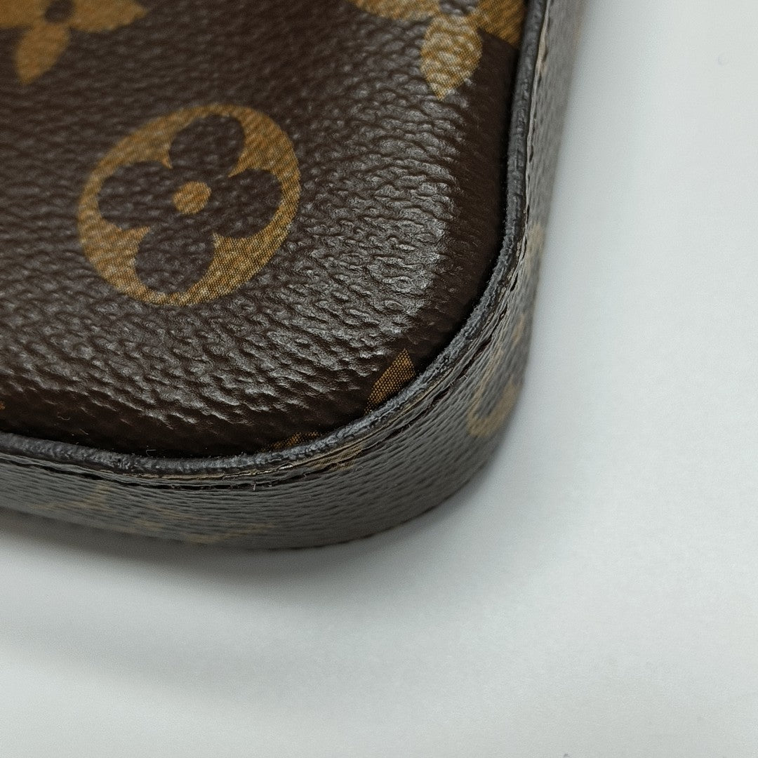 FÉLICIE Monogram Lona Revestida Marrón