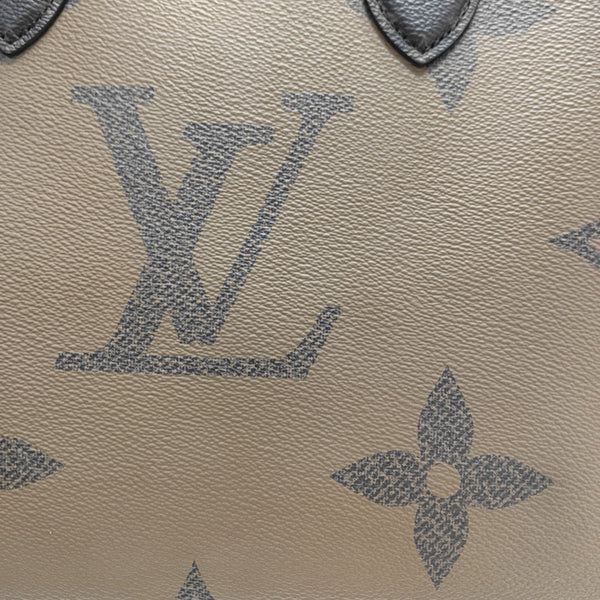 ONTHEGO MM Monogram Coated Canvas Brown
