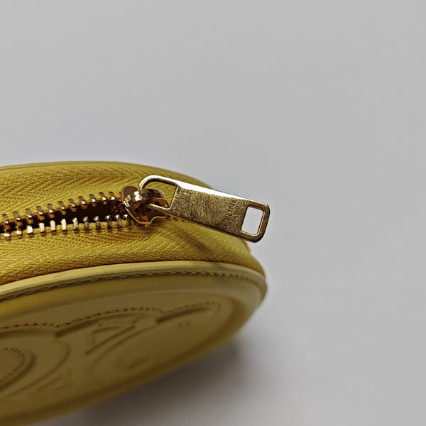 TRIOMPHE Mini Calfskin Yellow