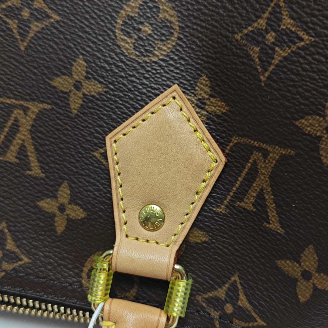 SPEEDY 25 Monogram Coated Canvas Brown