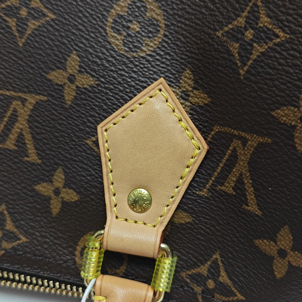 SPEEDY 25 Monogram Coated Canvas Brown