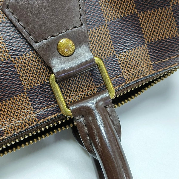 SPEEDY 25 Damier Ebene Coated Canvas Brown