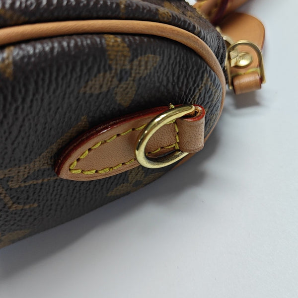 SPEEDY Nano Monogram Coated Canvas Brown