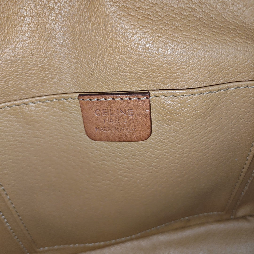 MACADAM TOP HANDLE COSMETIC BAGS Coated Canvas Brown