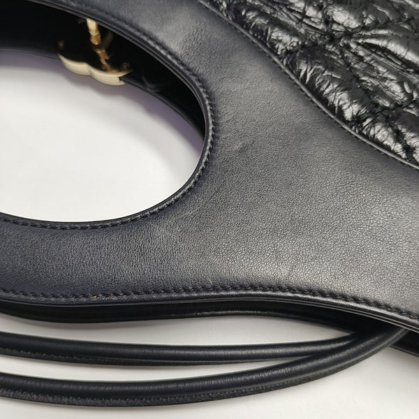 CHANEL 31 Large Quilted Vintage Calf Black