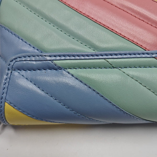 GG Marmont Mini Quilted Calfskin Multicolor