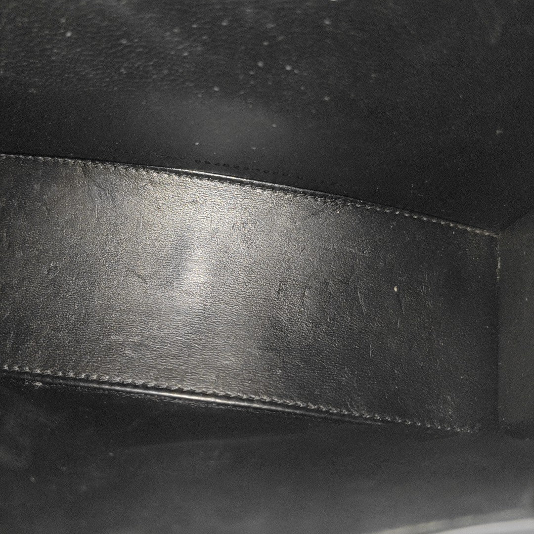 Hourglass Small Calfskin Black