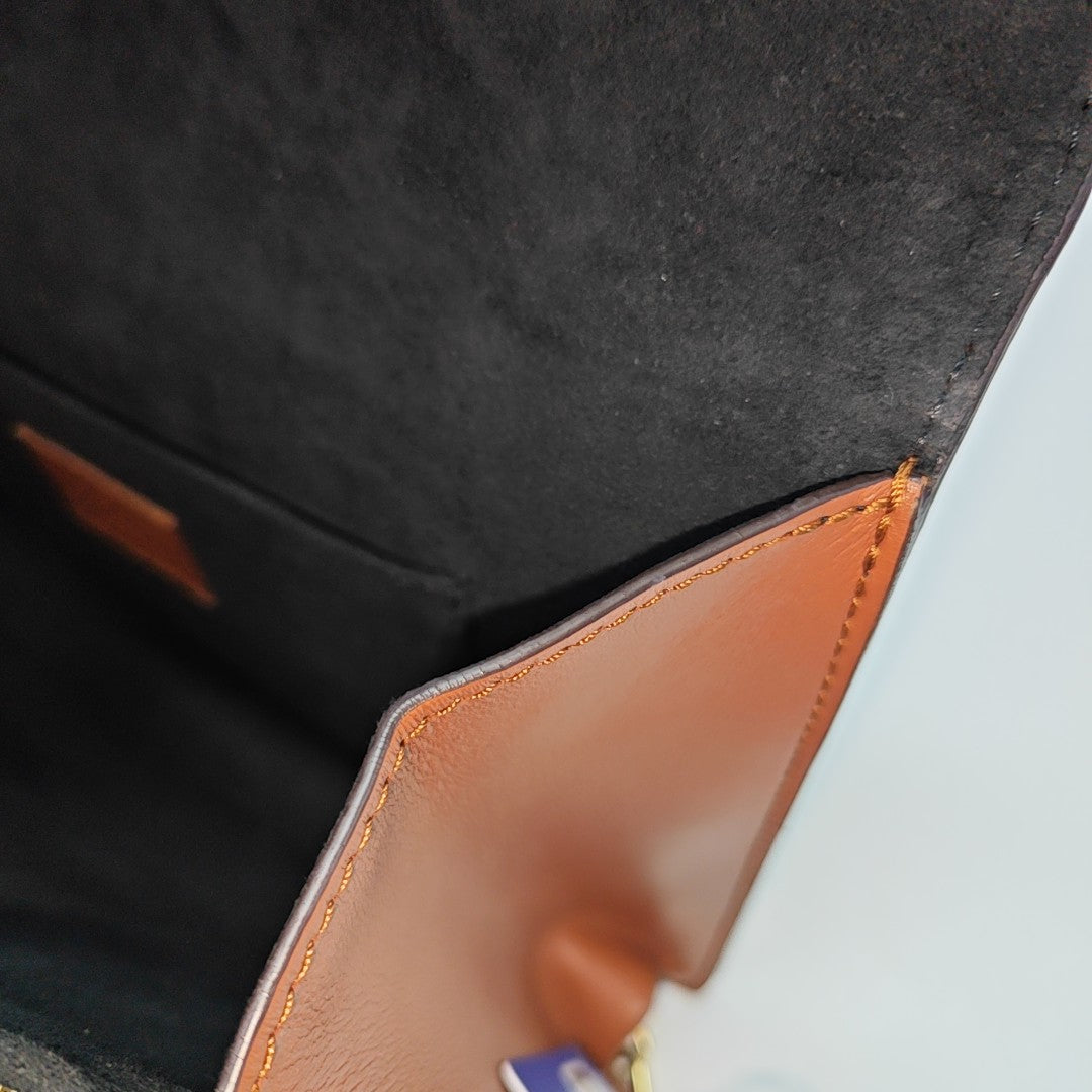 DAUPHINE MM Monogram Coated Canvas Brown