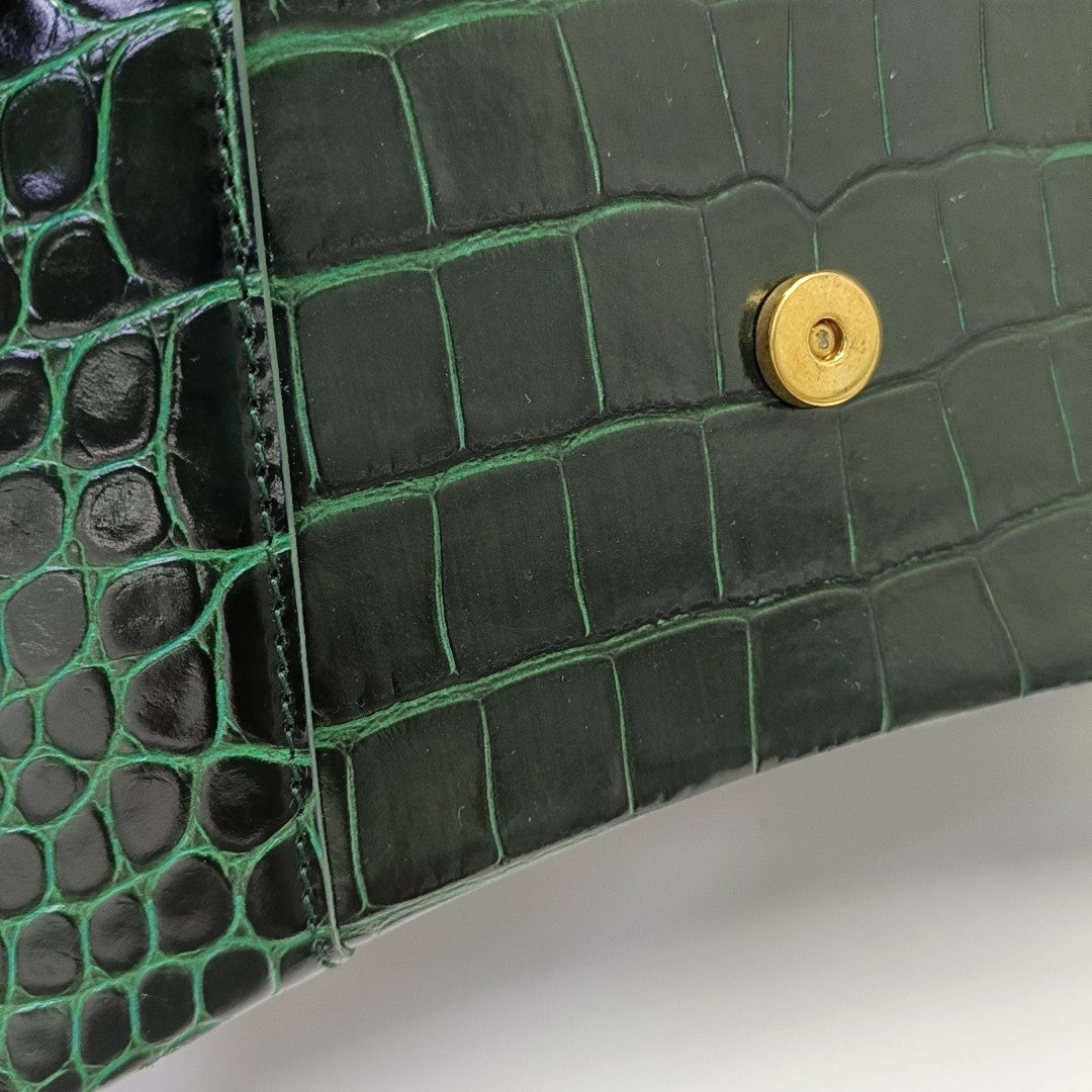 Hourglass S Calfskin Green