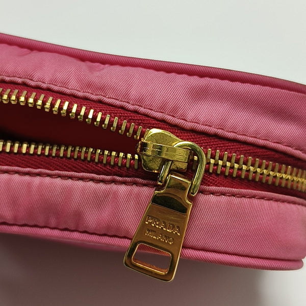 Nylon Shoulder Bag Red