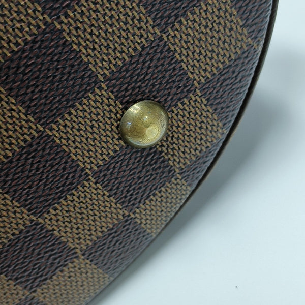 BUCKET PM Damier Ebene Coated Canvas Brown
