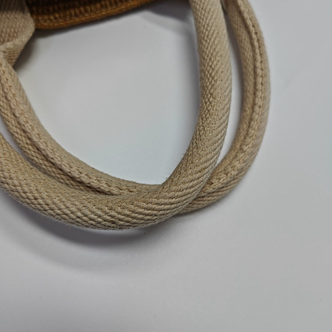 Straw Tote Bag Brown