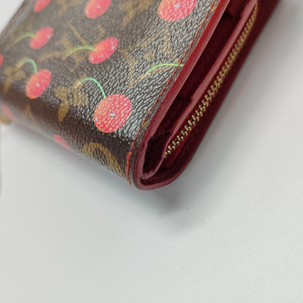 Monogram Coated Canvas Wallet Brown