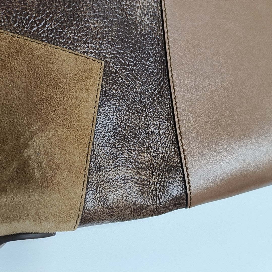 IVY Quilted Suede Brown