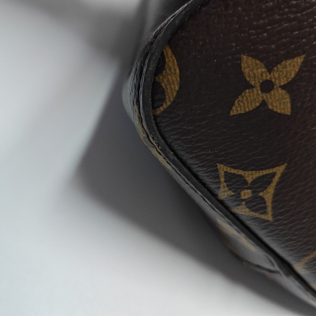 NÉONOÉ MM Monogram Coated Canvas Brown
