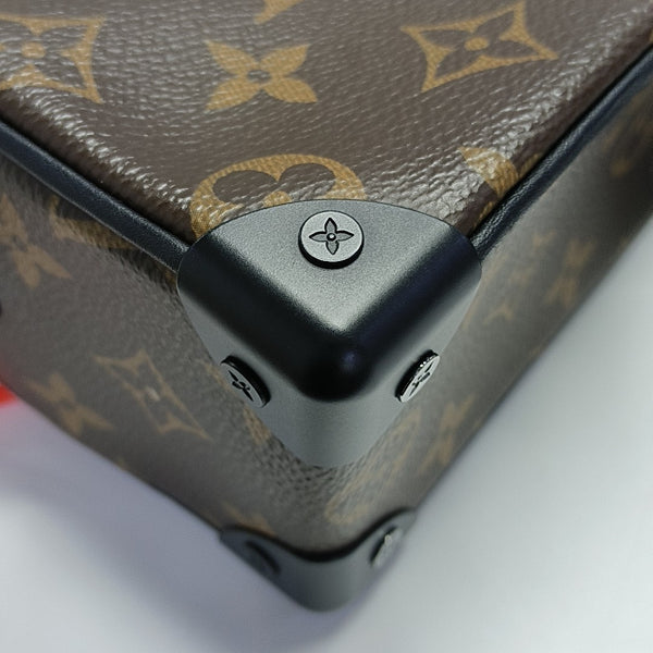 SOFT TRUNK Mini Monogram Coated Canvas Brown