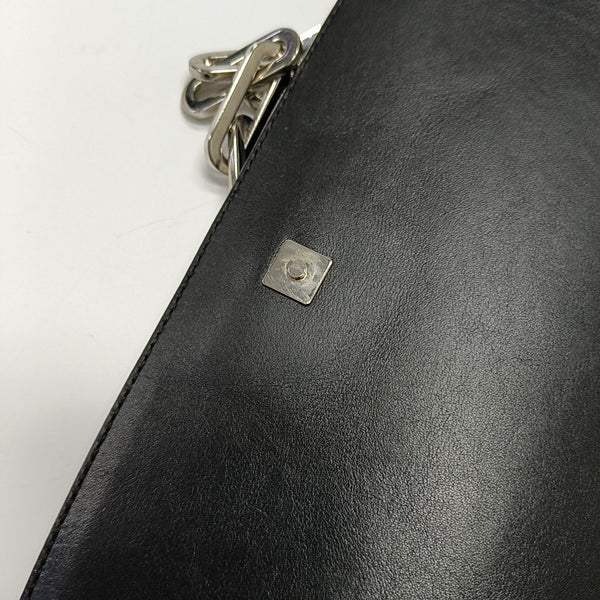 Calfskin Shoulder Bag Black