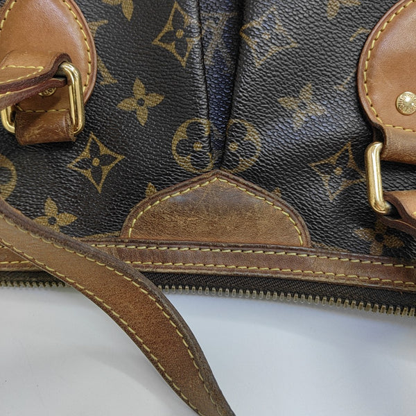 PALERMO PM Monogram Coated Canvas Brown