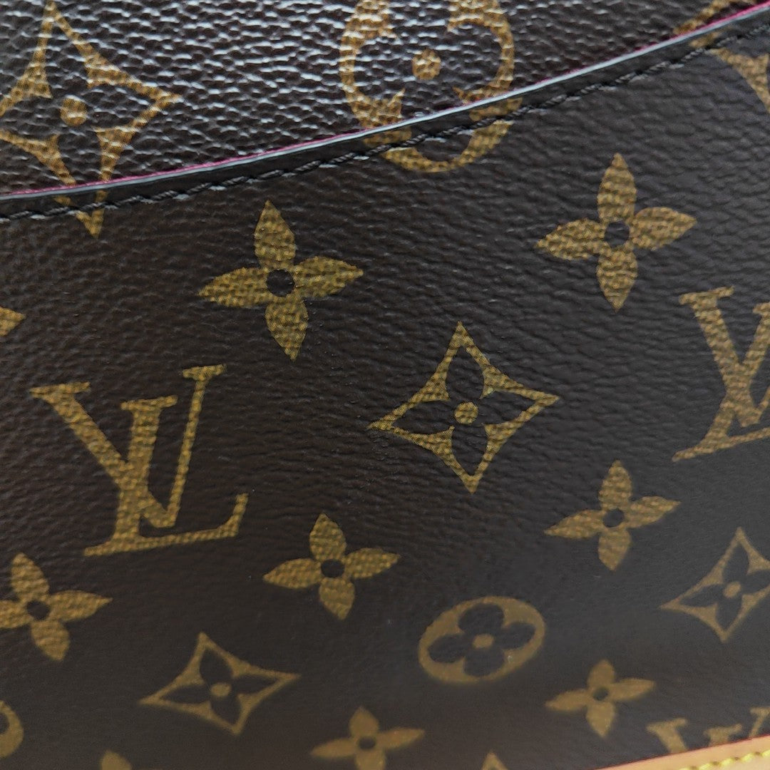 DIANE Monogram Coated Canvas Brown