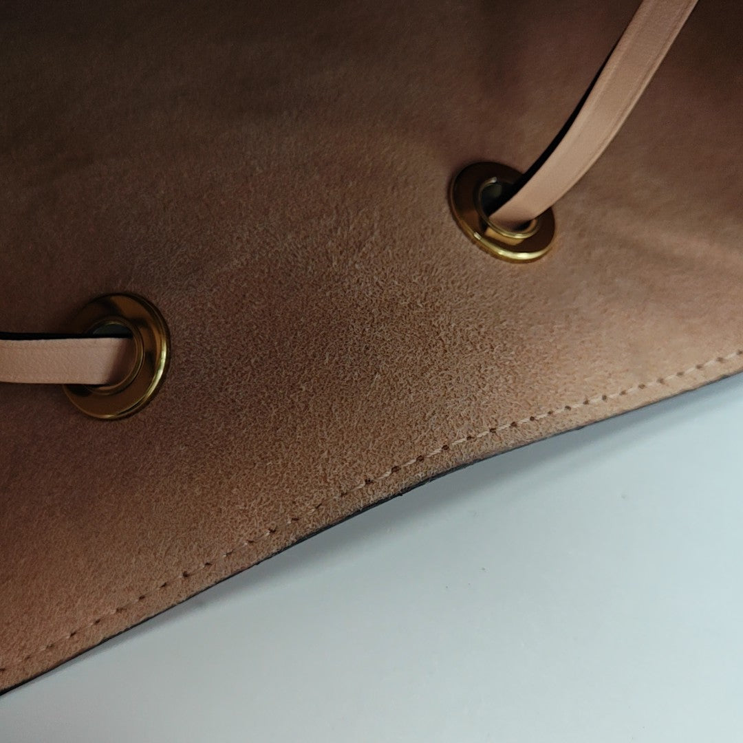 NÉONOÉ MM Damier Ebene Coated Canvas Brown