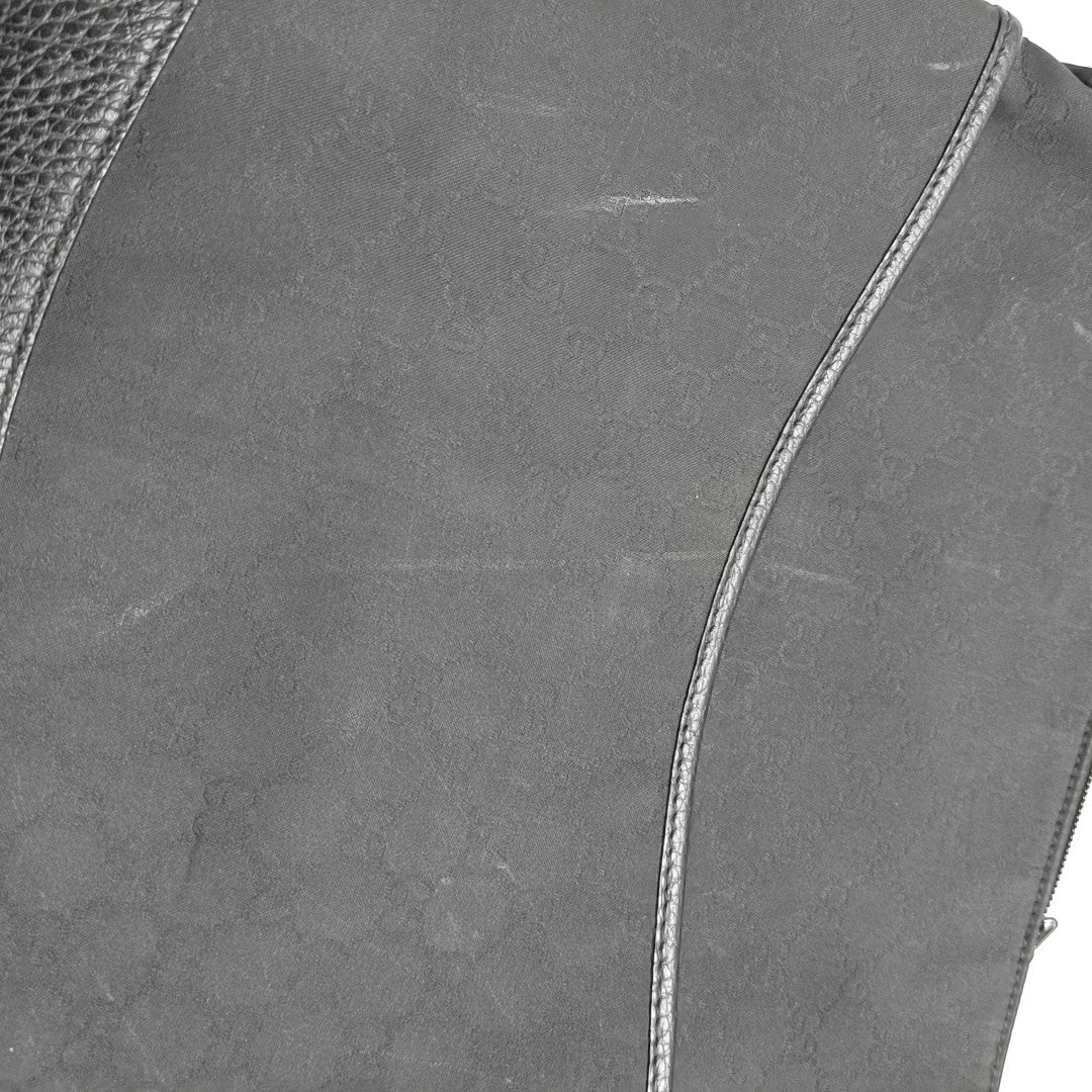 Monogram Canvas Shoulder Bag Black