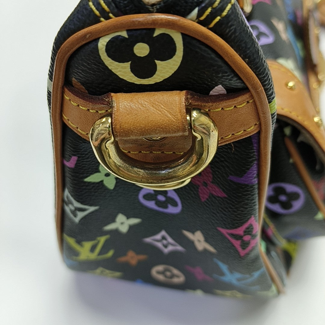 LV × TM RITA Monogram Coated Canvas Black