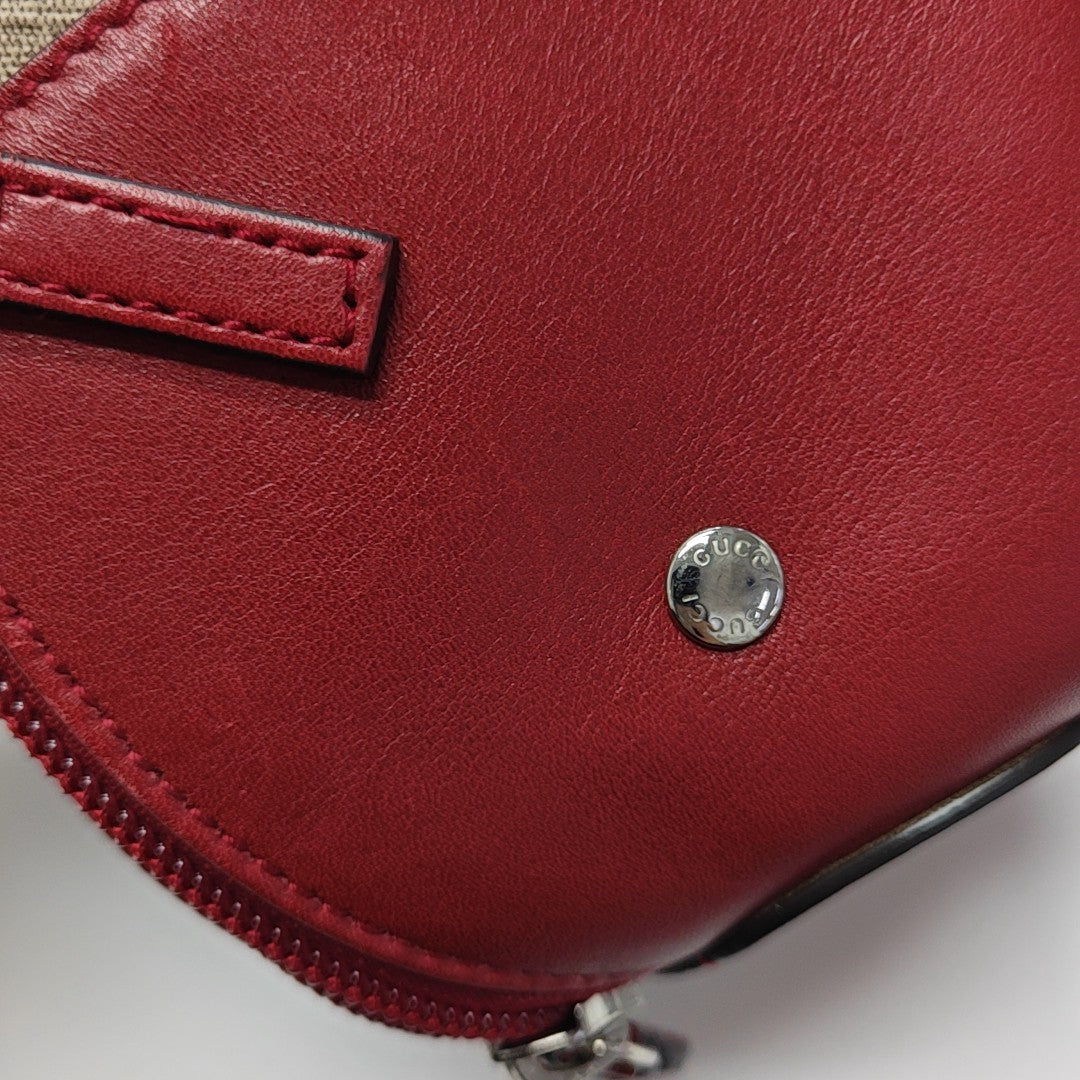 Monogram Coated Canvas Top Handle Bag Black