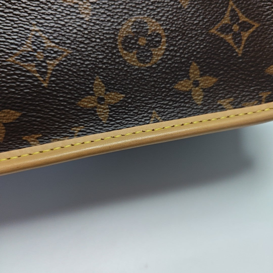 DIANE Monogram Coated Canvas Brown