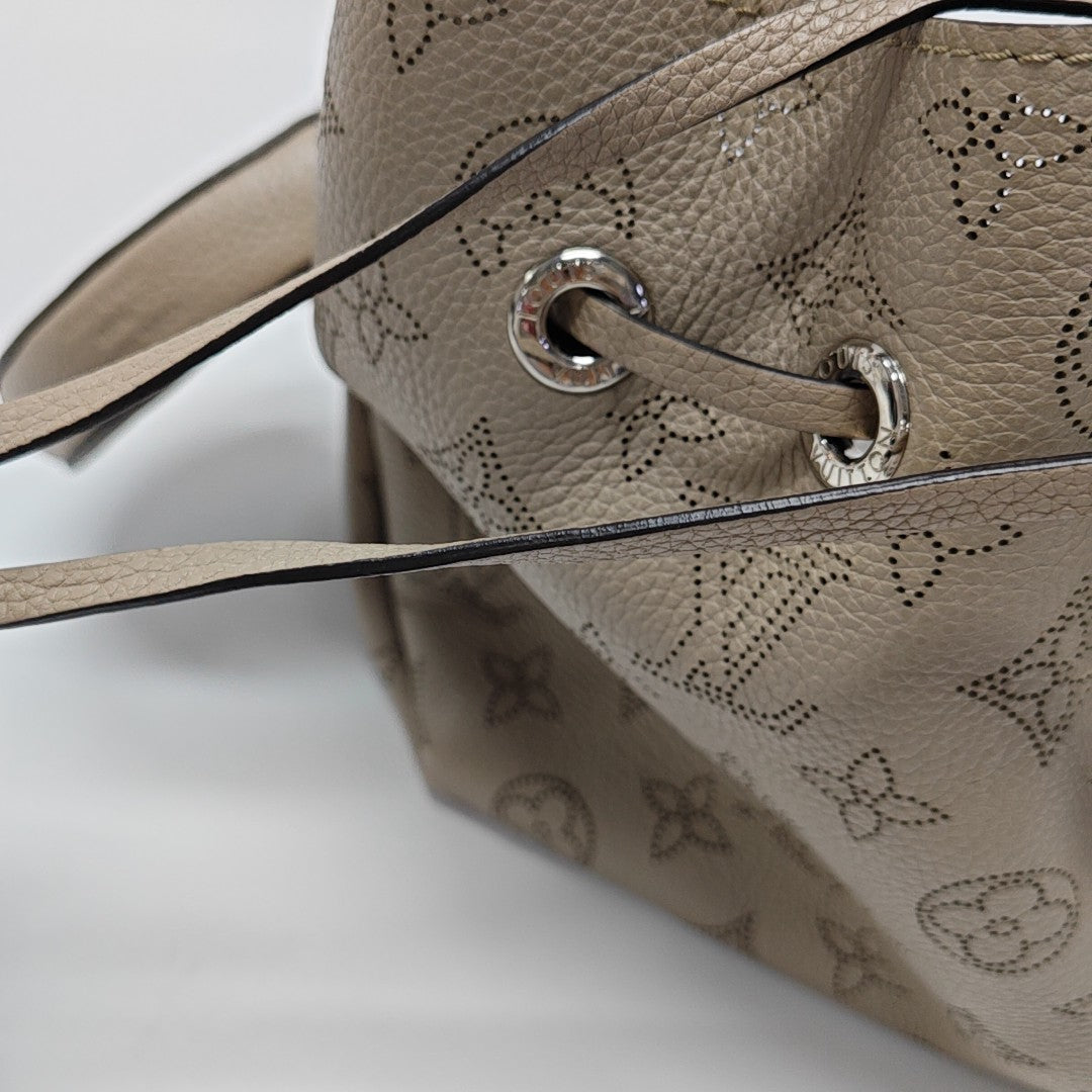 BELLA Monogram Calfskin Gray
