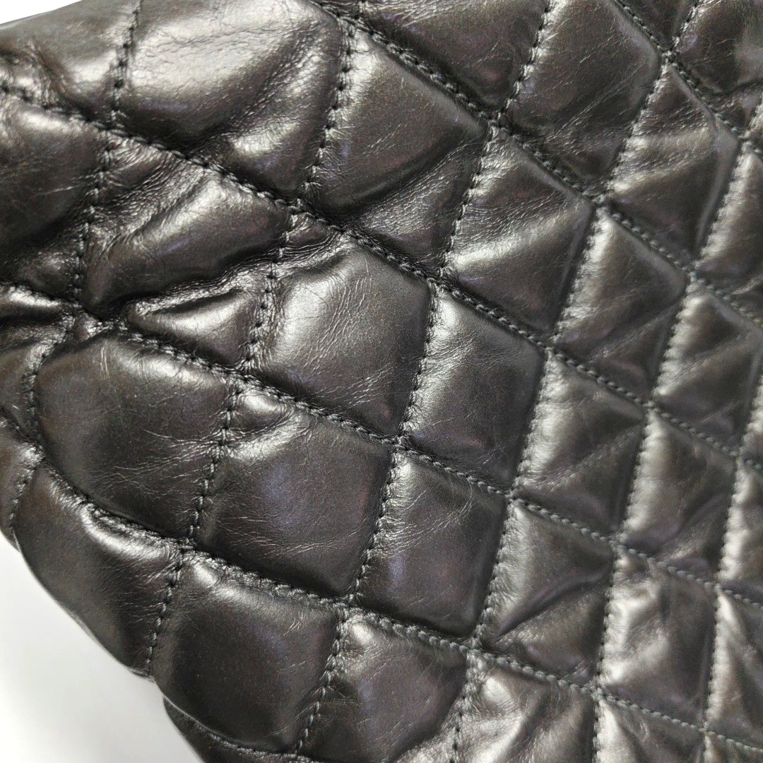 Quilted Calfskin Gray