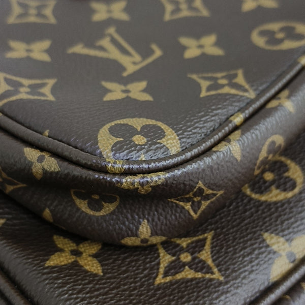 MULTI Monogram Coated Canvas Brown