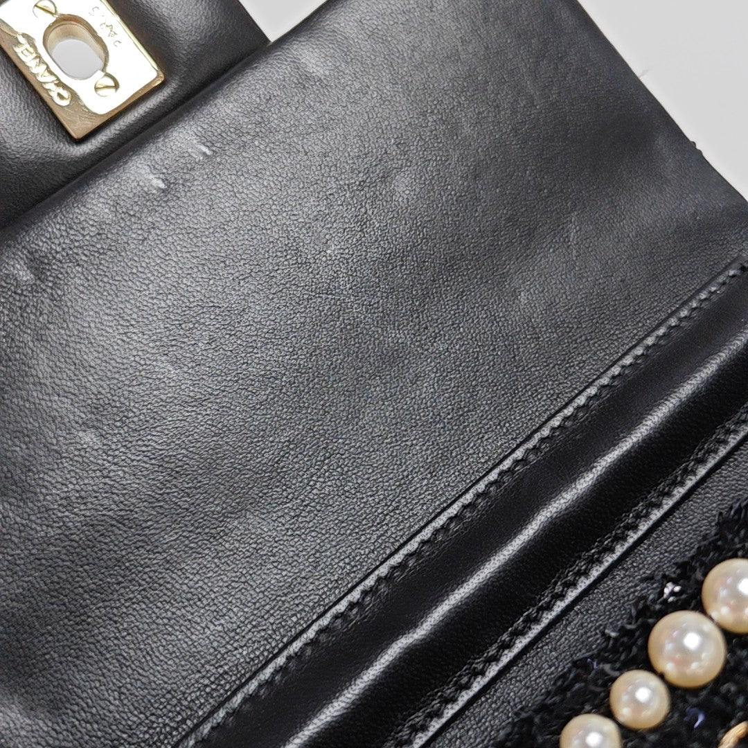 Quilted Lambskin Black