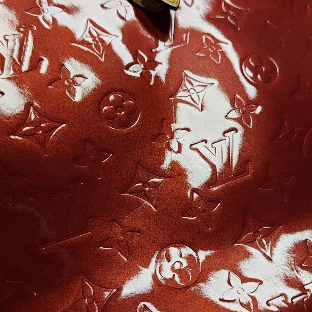 BRENTWOOD Monogram Patent Leather Red