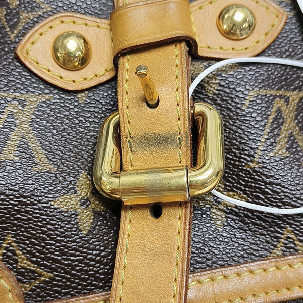 PALERMO GM Monogram Coated Canvas Brown