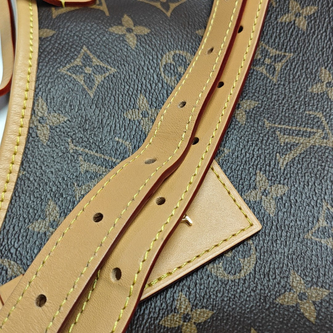 CARRYALL MM Monogram Coated Canvas Brown