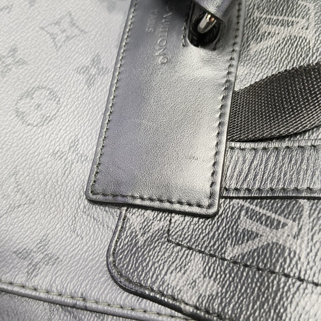 CHRISTOPHER Damier Graphite Coated Canvas Gray
