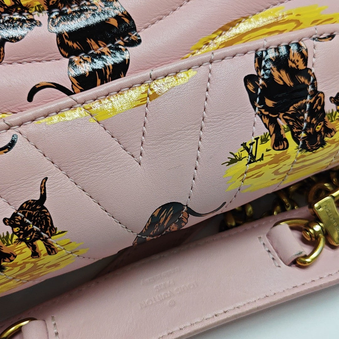 NEW WAVE PM Calfskin Pink